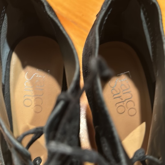 Franco Sarto “Gazella” Suede Open Toe Booties - Picture 5 of 6